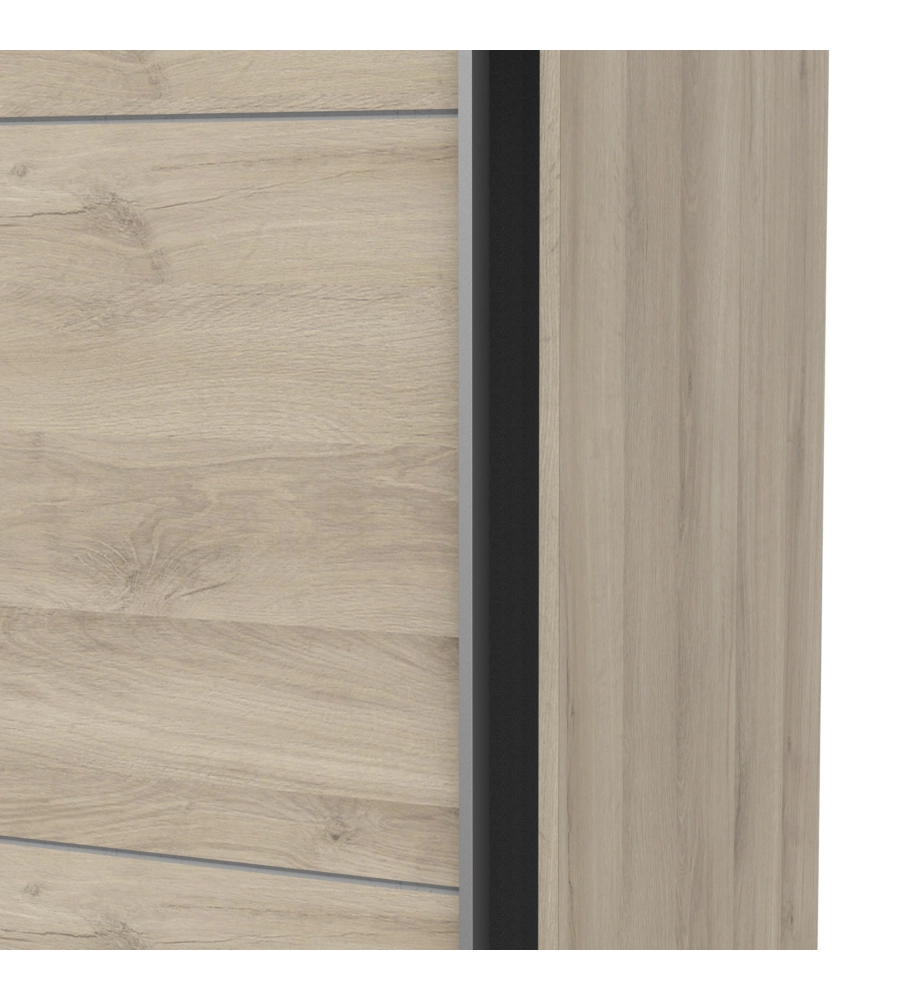 ARMADIO ANTE SCORREVOLI "GHOST" QUERCIA 148X59X203 CM
